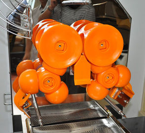 เครื่องคั้นน้ำผลไม้สีส้มอัตโนมัติเชิงพาณิชย์อาหารเกรดร่างกายสแตนเลส